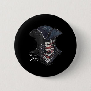 Opstandig sinds 1776 ronde button 5,7 cm