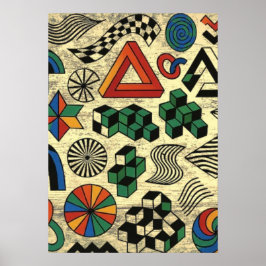 Opstandige Geometrieën Poster
