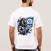 Opstandige Leeuw - Israël Sterkte T-shirt (Achterkant)