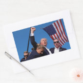 opstandige legende rechthoekige sticker (Envelop)