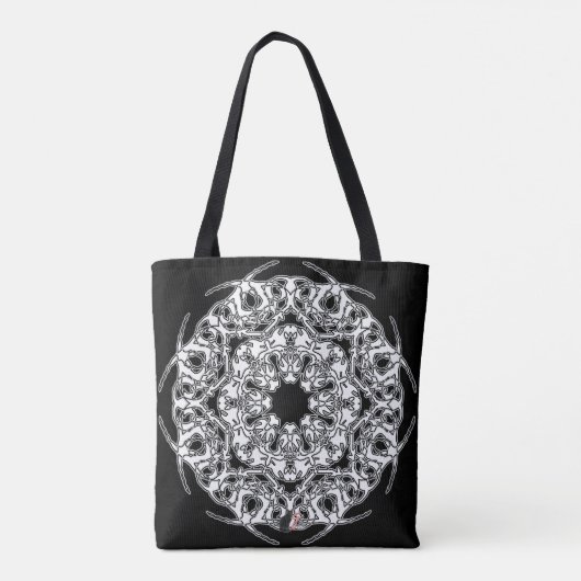 Opstandige Octa Glyph Tote Bag (Achterkant)