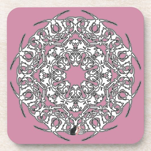 Opstandige Onderzetters van Octa Glyph Dawn (Voorkant)