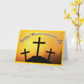 Opstanding Dag Wenskaart Kaart (Gele Bloem)