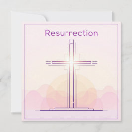 Opstanding Jezus Christelijk Feestdagenkaart