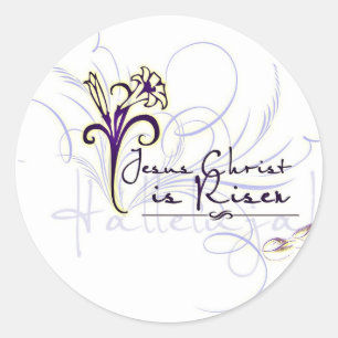 Opstanding Klassieke Ronde Sticker