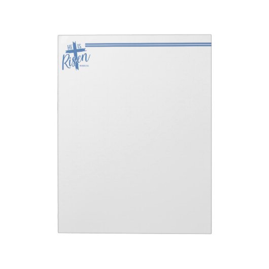 Opstanding Kruis Notitieblok (Linkerzijde)