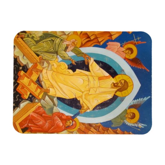 Opstanding orthodoxe icoon magneet (Horizontaal)