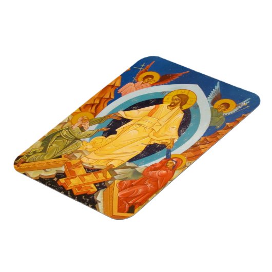Opstanding orthodoxe icoon magneet (Linkerzijde)