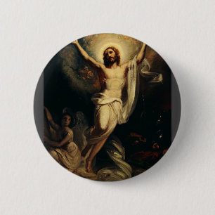Opstanding van Christus door Robert Wilhelm Ekman Ronde Button 5,7 Cm