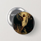 Opstanding van Christus door Robert Wilhelm Ekman Ronde Button 5,7 Cm (Voorkant /achterkant)