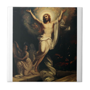 Opstanding van Christus door Robert Wilhelm Ekman Tegeltje