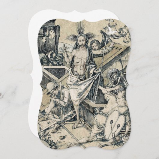 Opstanding van Christus Jezus Kaart (Voorkant / Achterkant)