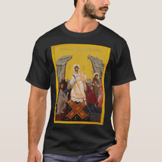 Opstanding van Christus Servisch Orthodoxe icoon v T-shirt