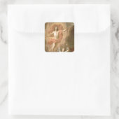 Opstanding van Christus Vierkante Sticker (Tas)