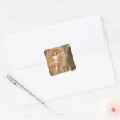 Opstanding van Christus Vierkante Sticker (Envelop)