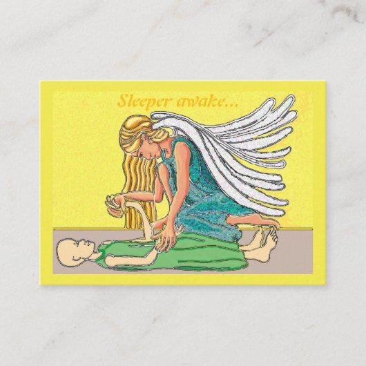 Opstanding van de doden contactkaartje (Voorkant)