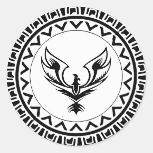 Opstanding van de Feniks Ronde Sticker