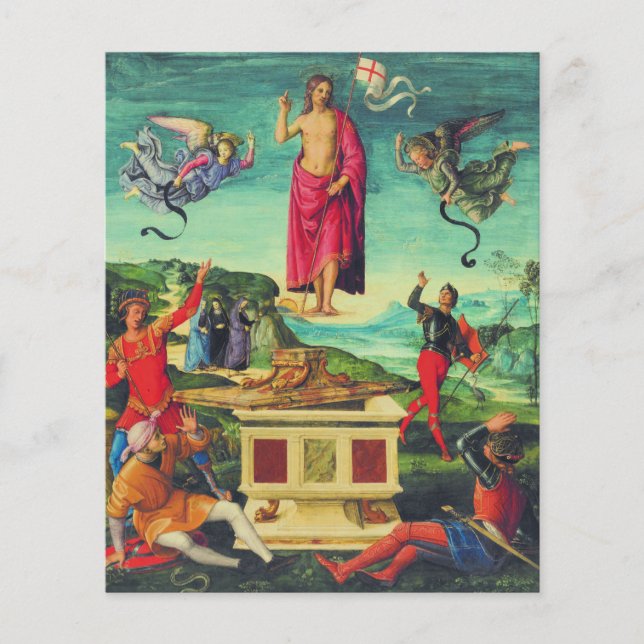 Opstanding van Jezus Christus door Raphael (Voorkant)