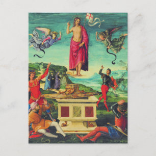 Opstanding van Jezus Christus door Raphael Briefkaart