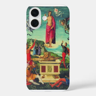 Opstanding van Jezus Christus door Raphael iPhone 16 Hoesje