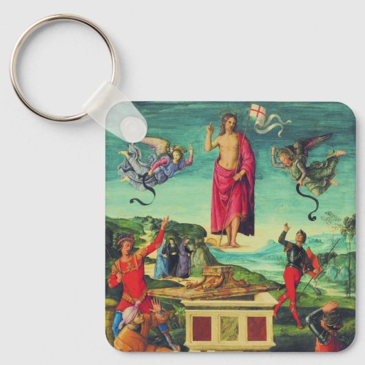 Opstanding van Jezus Christus door Raphael Sleutelhanger (Voorkant)