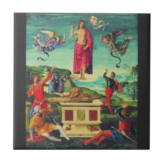 Opstanding van Jezus Christus door Raphael Tegeltje (Voorkant)