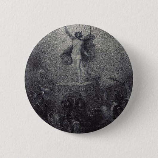 Opstanding van Jezus Christus Ronde Button 5,7 Cm (Voorkant)