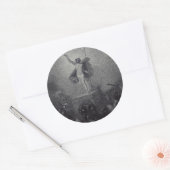 Opstanding van Jezus Christus Ronde Sticker (Envelop)