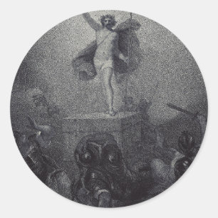 Opstanding van Jezus Christus Ronde Sticker