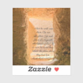 Opstanding van Jezus Christus Sticker (Vel)