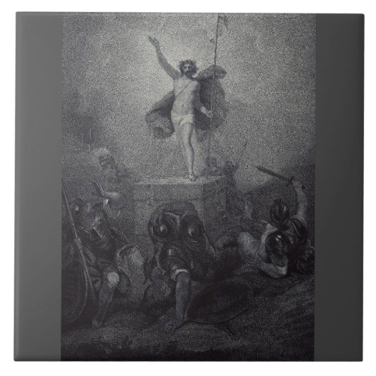 Opstanding van Jezus Christus Tegeltje (Voorkant)