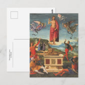 Opstanding van Jezus door Rafaël Briefkaart (Voorkant / Achterkant)