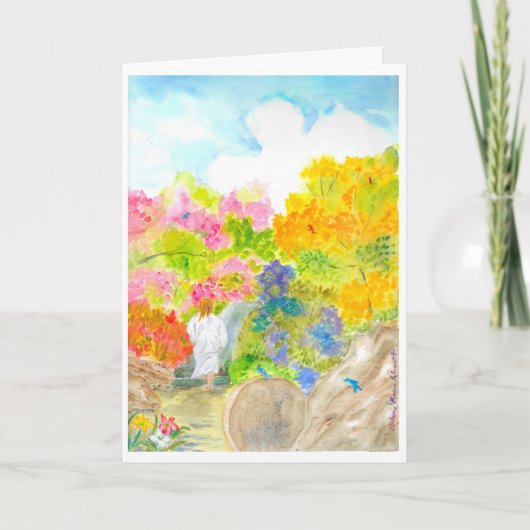 Opstandingdag Vakantiedag Kaart (Voorkant)