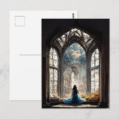 Opstapelen in werelden van schoonheid briefkaart (Voorkant / Achterkant)