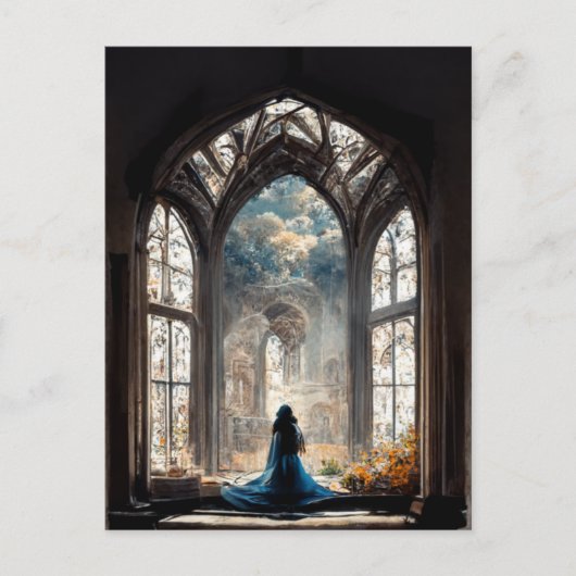 Opstapelen in werelden van schoonheid briefkaart (Voorkant)