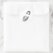 opstartdruk ronde sticker (Tas)