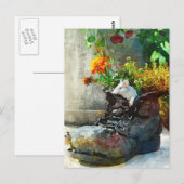 Opstarten met bloemen - Art Print Briefkaart (Voorkant / Achterkant)