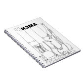 opstarten Servisch Cyrillisch Notitieboek (Rechterzijde)