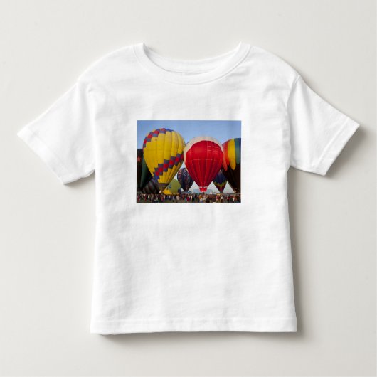 Opstarten van heteluchtballonnen kinder shirts (Voorkant)