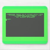 Opstartscherm voor Commodore 128 Muismat (Voorkant)