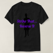 Opsteken dat het Man boven de hitte omgekeerd is T-shirt (Design voorkant)