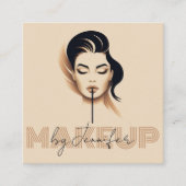 Opstellen op grafische aangepaste professionele QR Vierkante Visitekaartje (Voorkant)