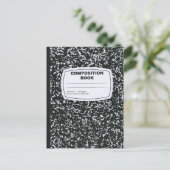 Opsteller van het boek Student Briefkaart (Staand voorkant)