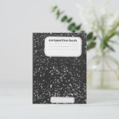 Opsteller van het boek Student Briefkaart (Staand voorkant)