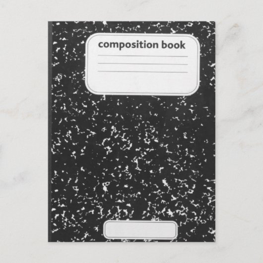 Opsteller van het boek Student Briefkaart (Voorkant)