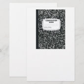 Opsteller van het boek Student Briefpapier (Voorkant / Achterkant)