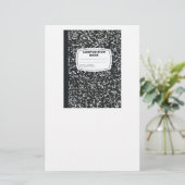 Opsteller van het boek Student Briefpapier (Staand voorkant)