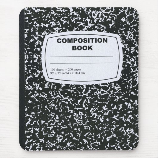 Opsteller van het boek Student Muismat (Voorkant)