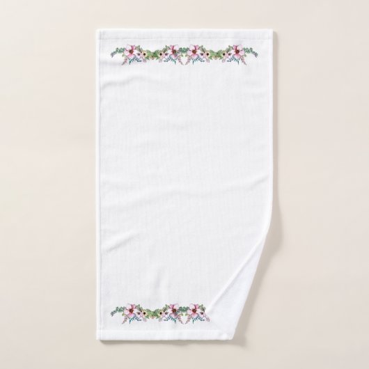 Opstelling van de bloemen bad handdoek (Handdoek)