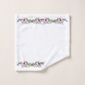 Opstelling van de bloemen bad handdoek (Wasdoekje)